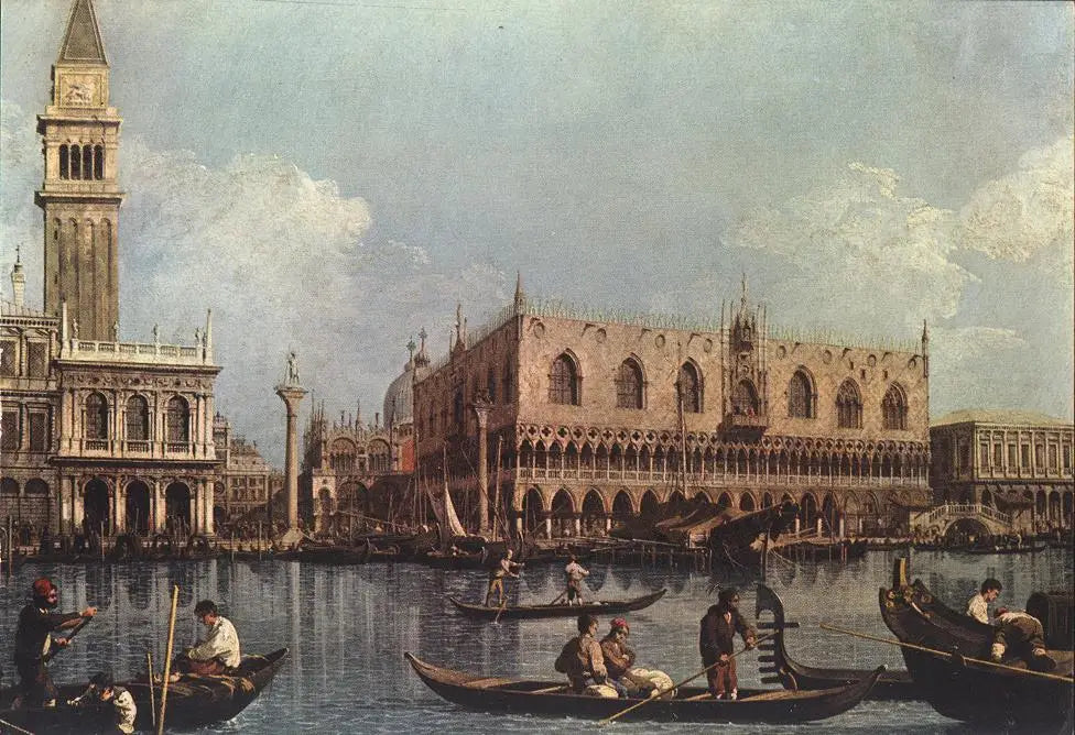 Le Bassin de Saint-Marc vu de la pointe de la Douane - Canaletto - Alpha Reproduction