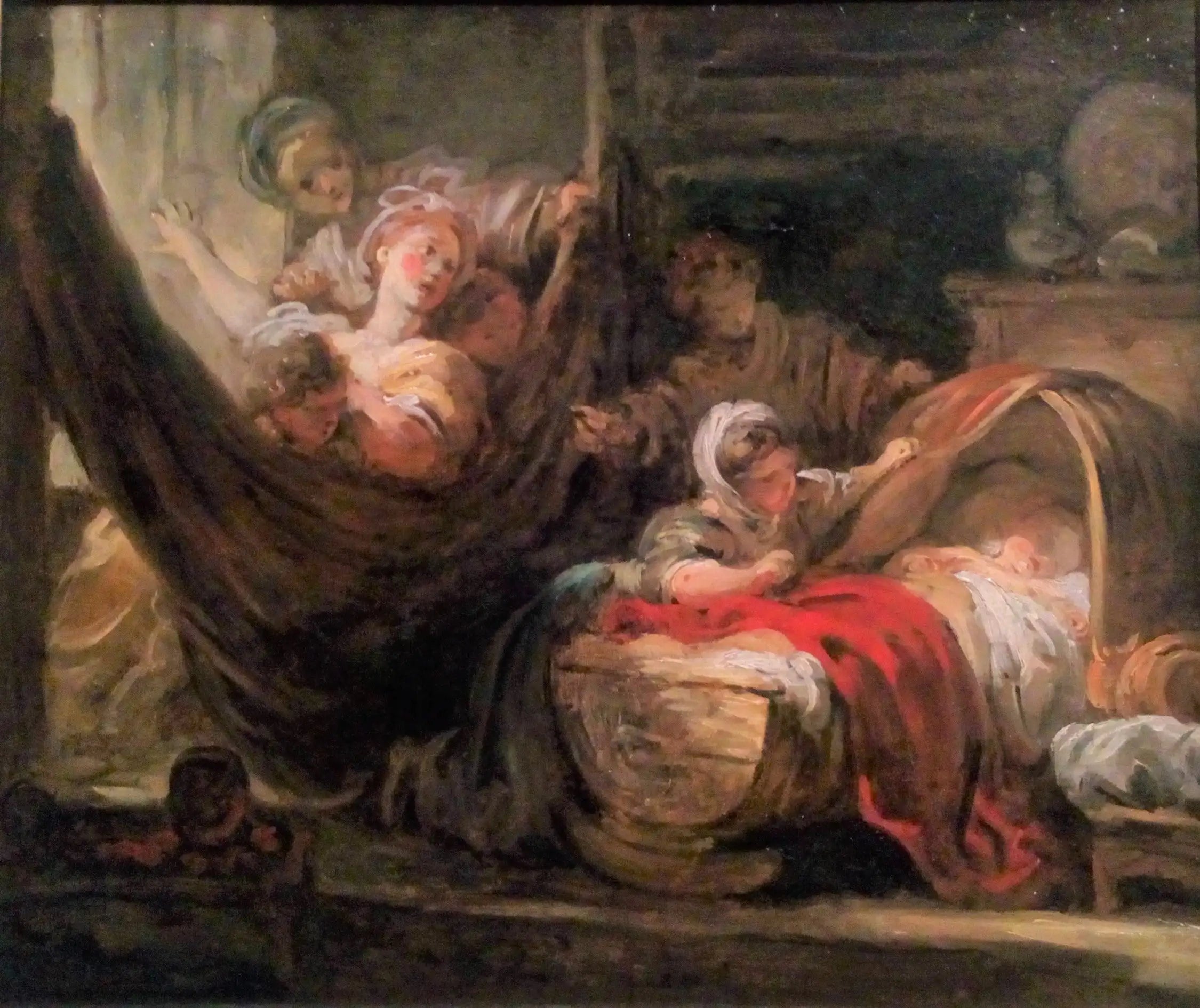 Le Berceau - Jean-Honoré Fragonard - Alpha Reproduction