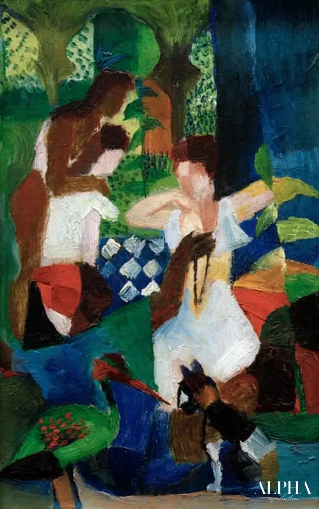 Le bijoutier turc - August Macke - Reproductions de tableaux et peintures haut de gamme