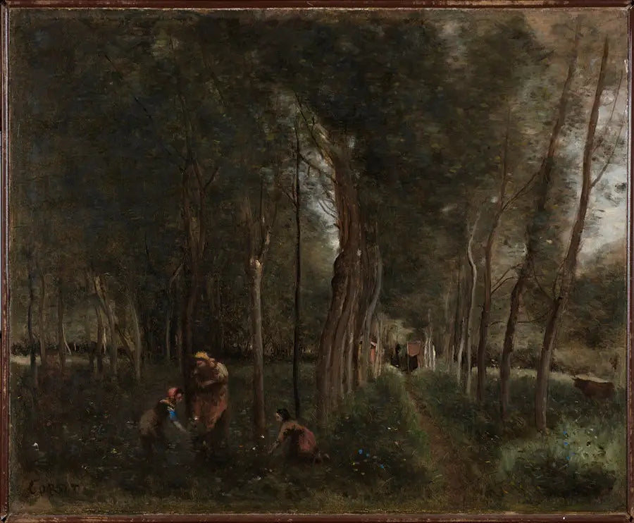 Le bosquet Dubuisson à Brunoy - Jean-Baptiste Camille Corot - Alpha Reproduction