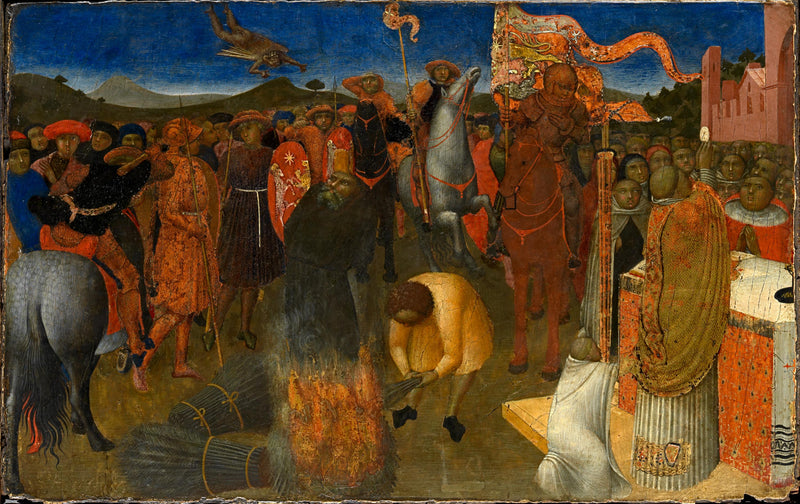 Костёр еретика - Stefano di Giovanni (Sassetta)