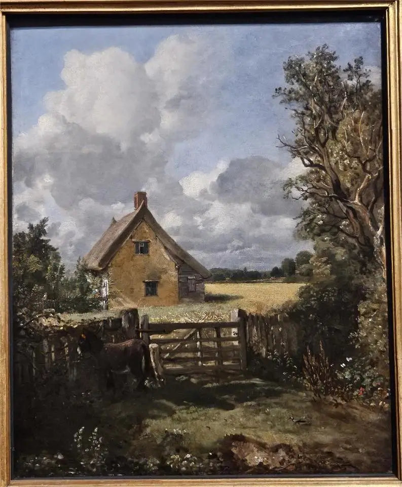 Le chalet dans un champ de maïs - John Constable - Alpha Reproduction