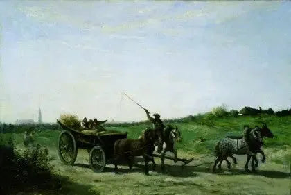 Телега из Арраса - Жан-Батист Камиль Корот