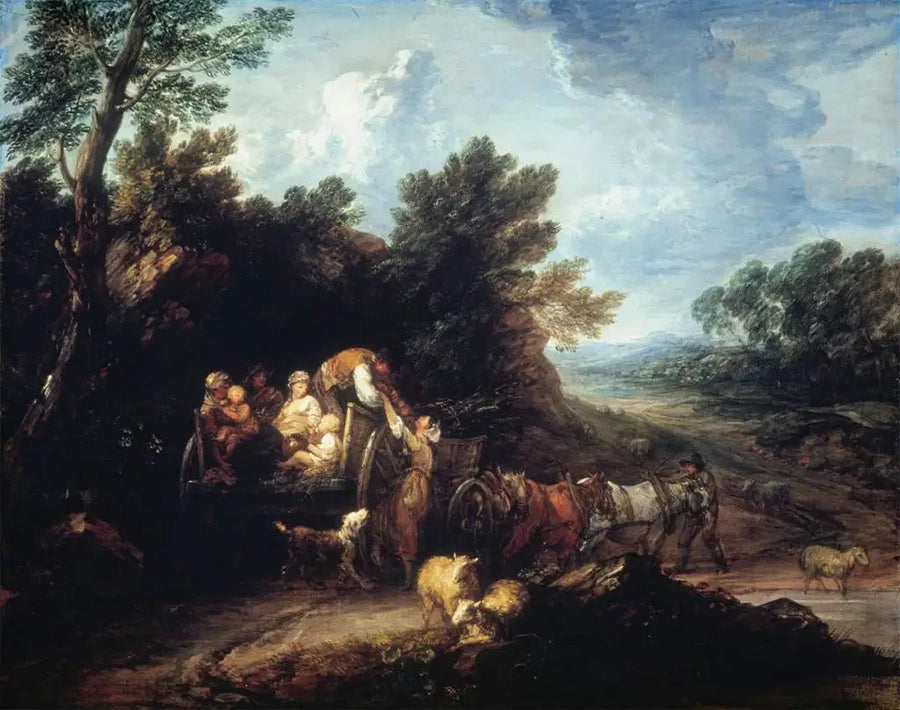 Уборочный тележка, 1784 - Томас Гейнсборо