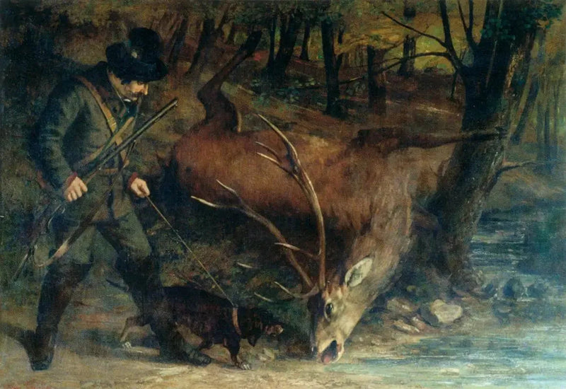 Немецкий охотник - Гюстав Курбе