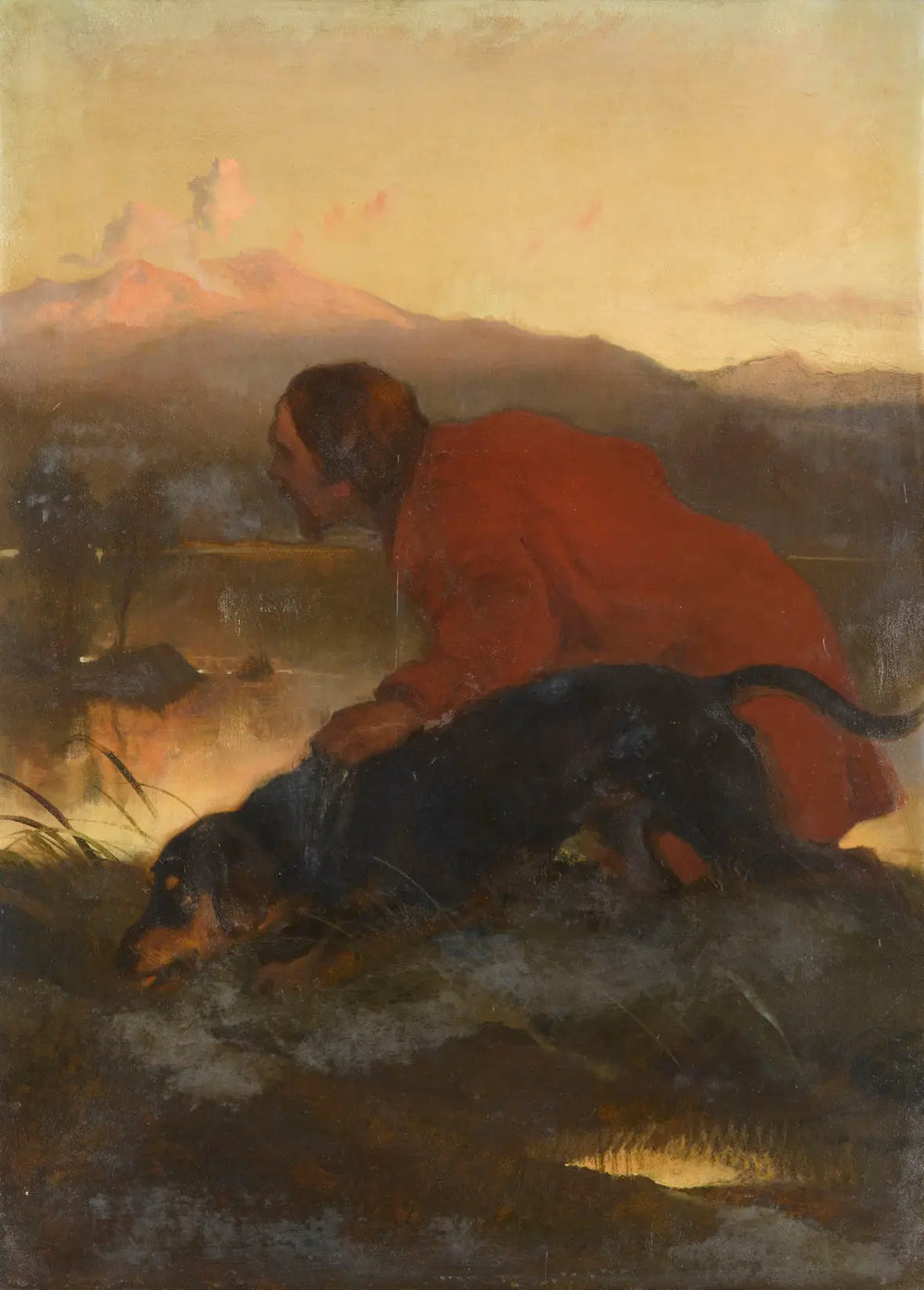 Le chasseur et le limier - Edwin Henry Landseer - Alpha Reproduction