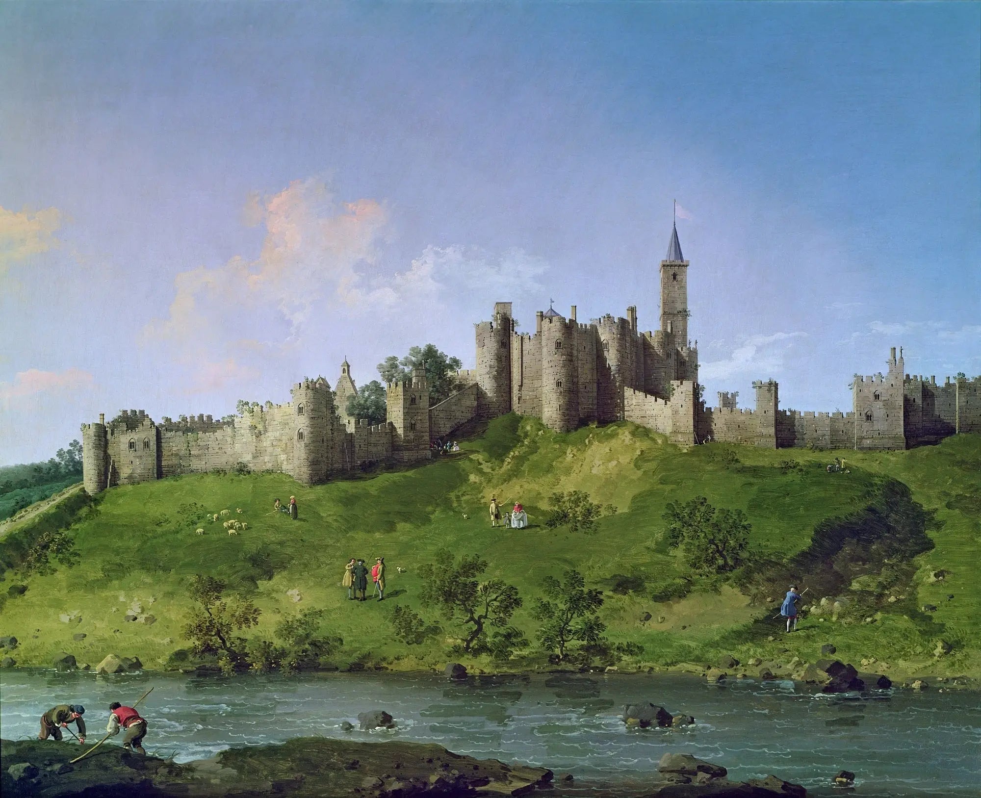 Le Château d’Alnwick - Canaletto - Alpha Reproduction