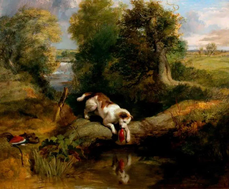 Le chien et l’ombre - Edwin Henry Landseer - Alpha Reproduction