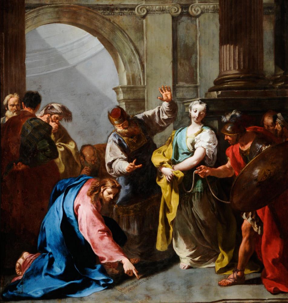 Le Christ et l’adultère - Giovanni Battista Pittoni - Alpha Reproduction