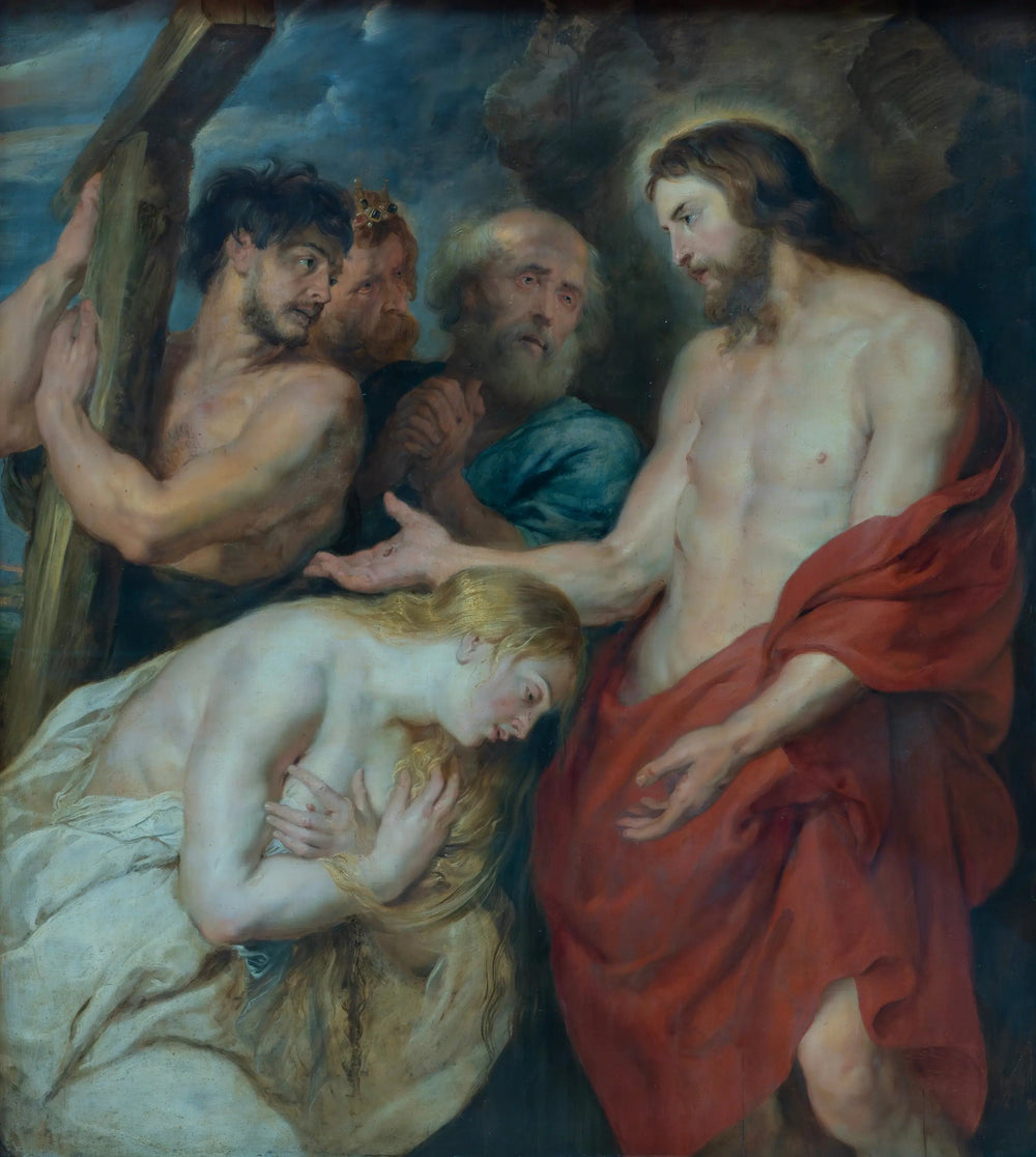 Le Christ et les pécheurs repentants - Peter Paul Rubens image 1 reproduction réalisée par Alpha Reproduction