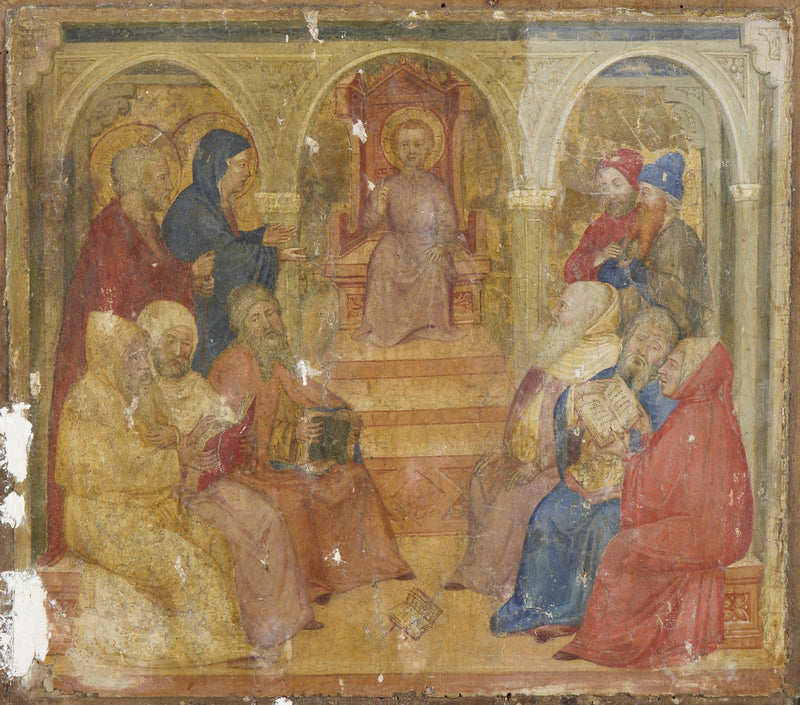 Христос среди учителей - Альтикьеро да Зевио