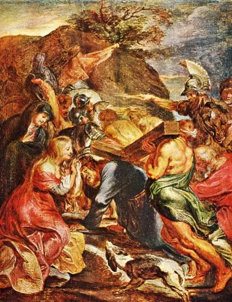 Le Christ portant la croix - Peter Paul Rubens image 1 copie de tableau peinte à la main