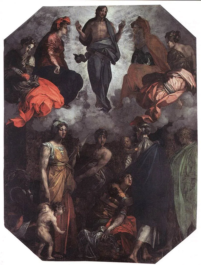 Воскресший Христос в славе - Rosso Fiorentino