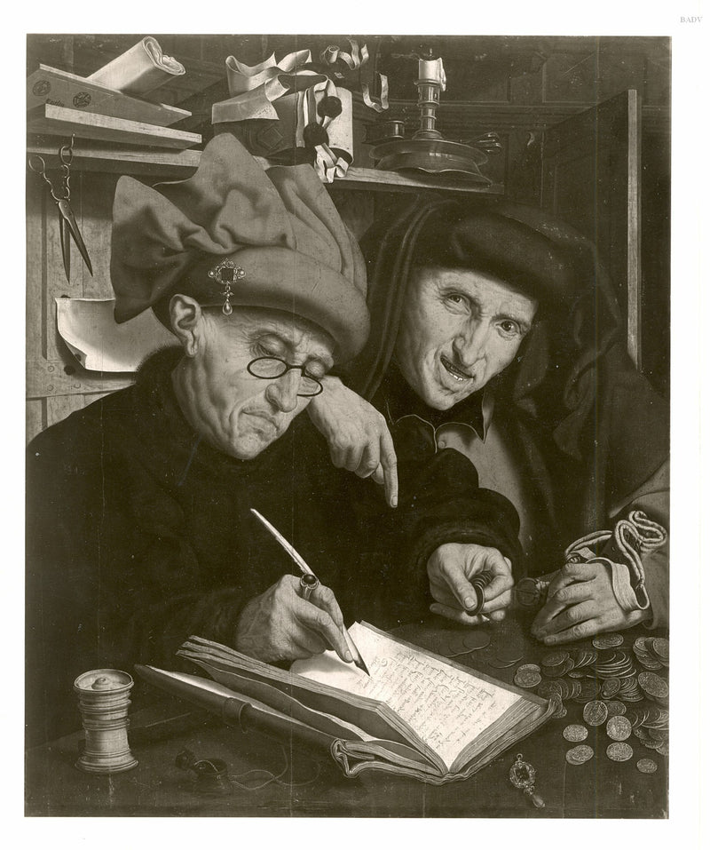 Налоговый инспектор и его помощник - Маринус ван Реймерсвалье