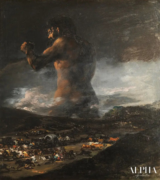 Le Colosse - Francisco de Goya - Reproductions de tableaux et peintures haut de gamme