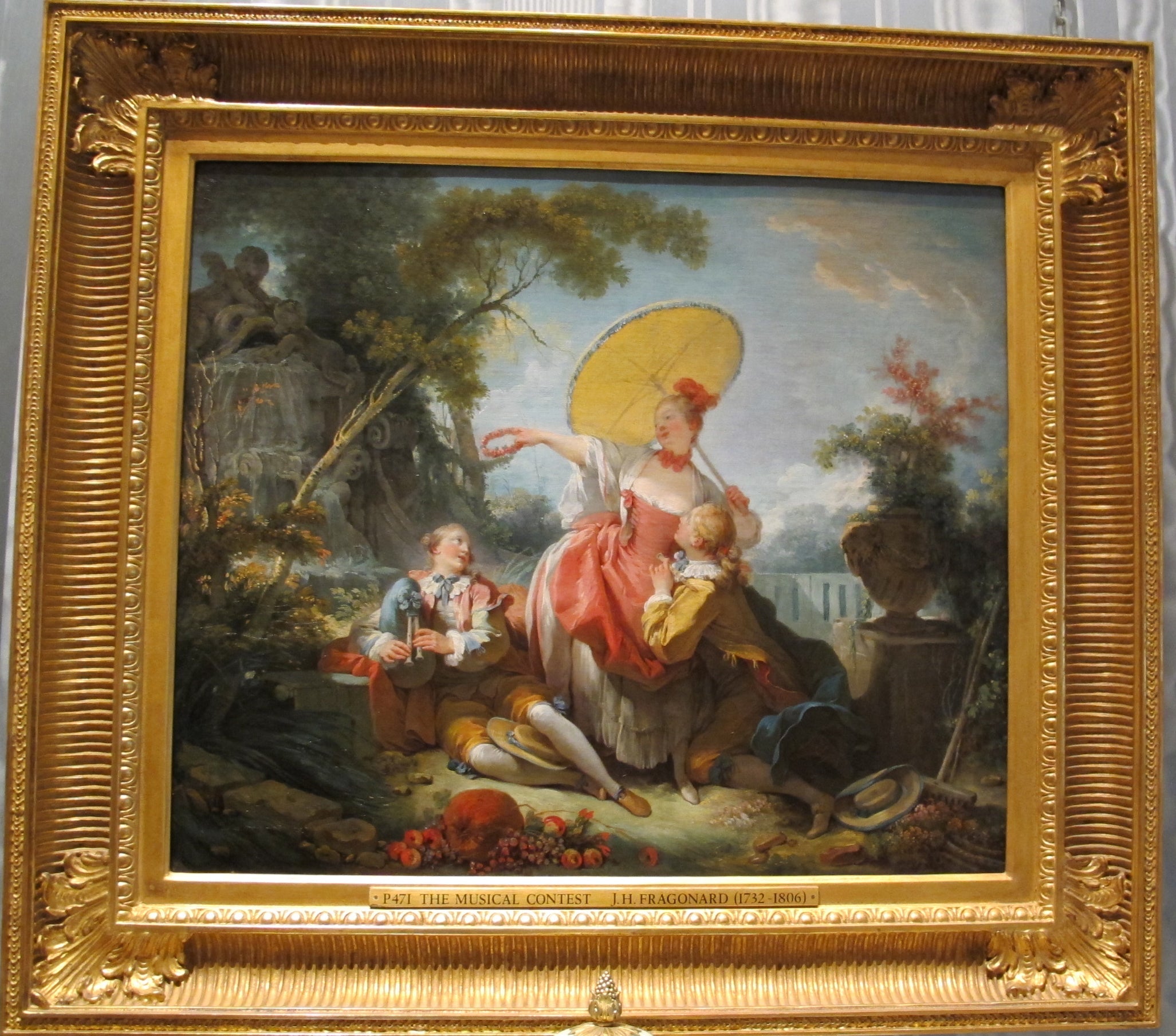 Le concours musical - Jean-Honoré Fragonard - Alpha Reproduction