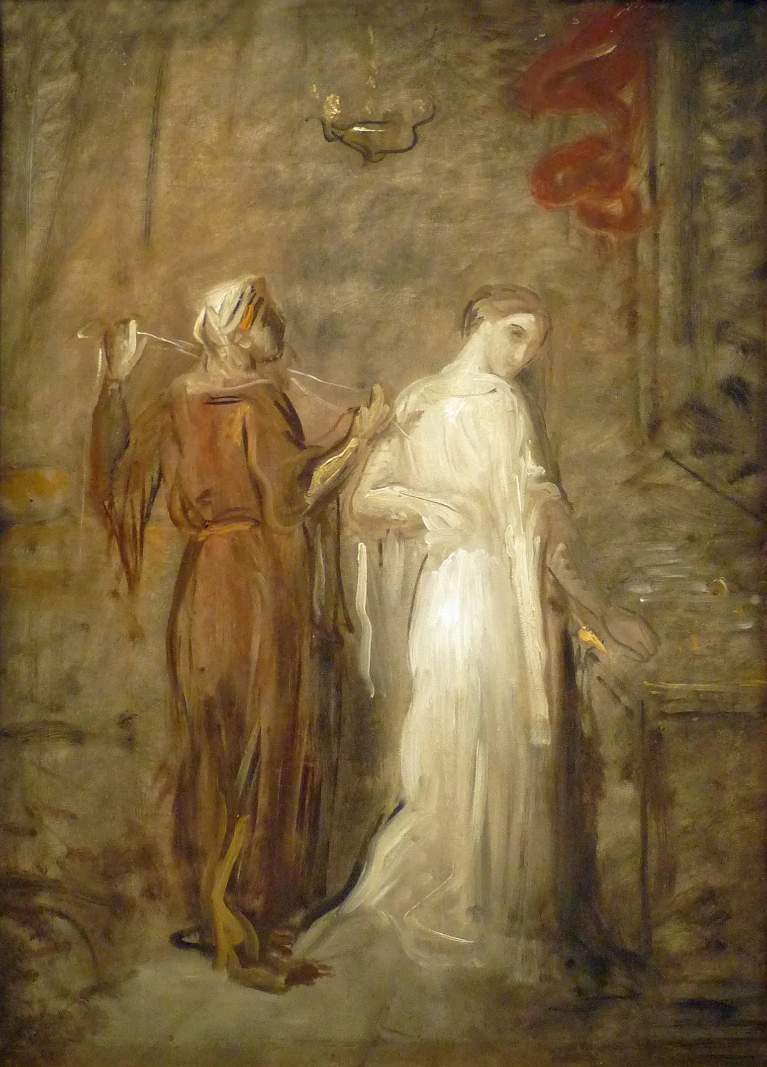 Le coucher de Desdémone - Théodore Chassériau image 1 reproduction de peinture à l’huile