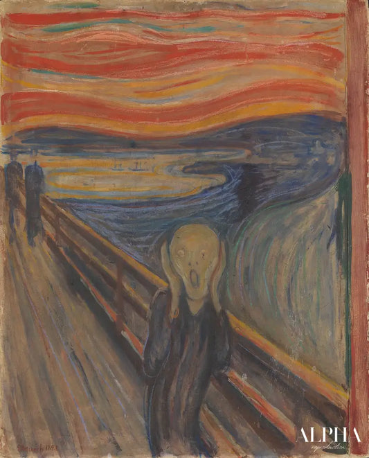 Le Cri - Edvard Munch - Reproductions de tableaux et peintures haut de gamme