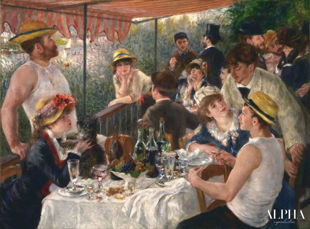 Le Déjeuner des canotiers - Pierre-Auguste Renoir - Reproductions de tableaux et peintures haut de gamme