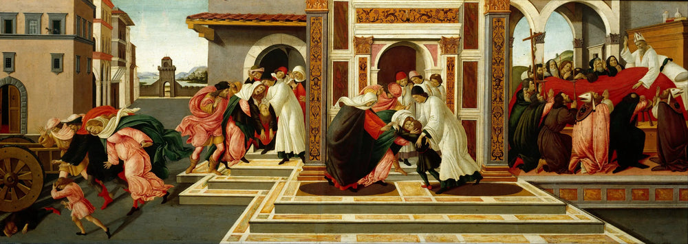 Le Dernier Miracle et la Mort de saint Zénobe - Sandro Botticelli - Alpha Reproduction