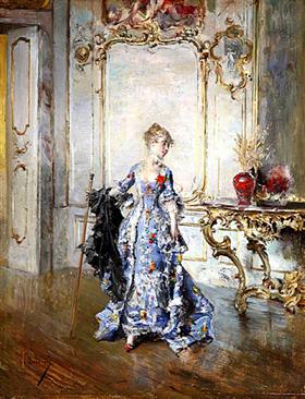 Le dernier regard dans le miroir - Giovanni Boldini - Alpha Reproduction