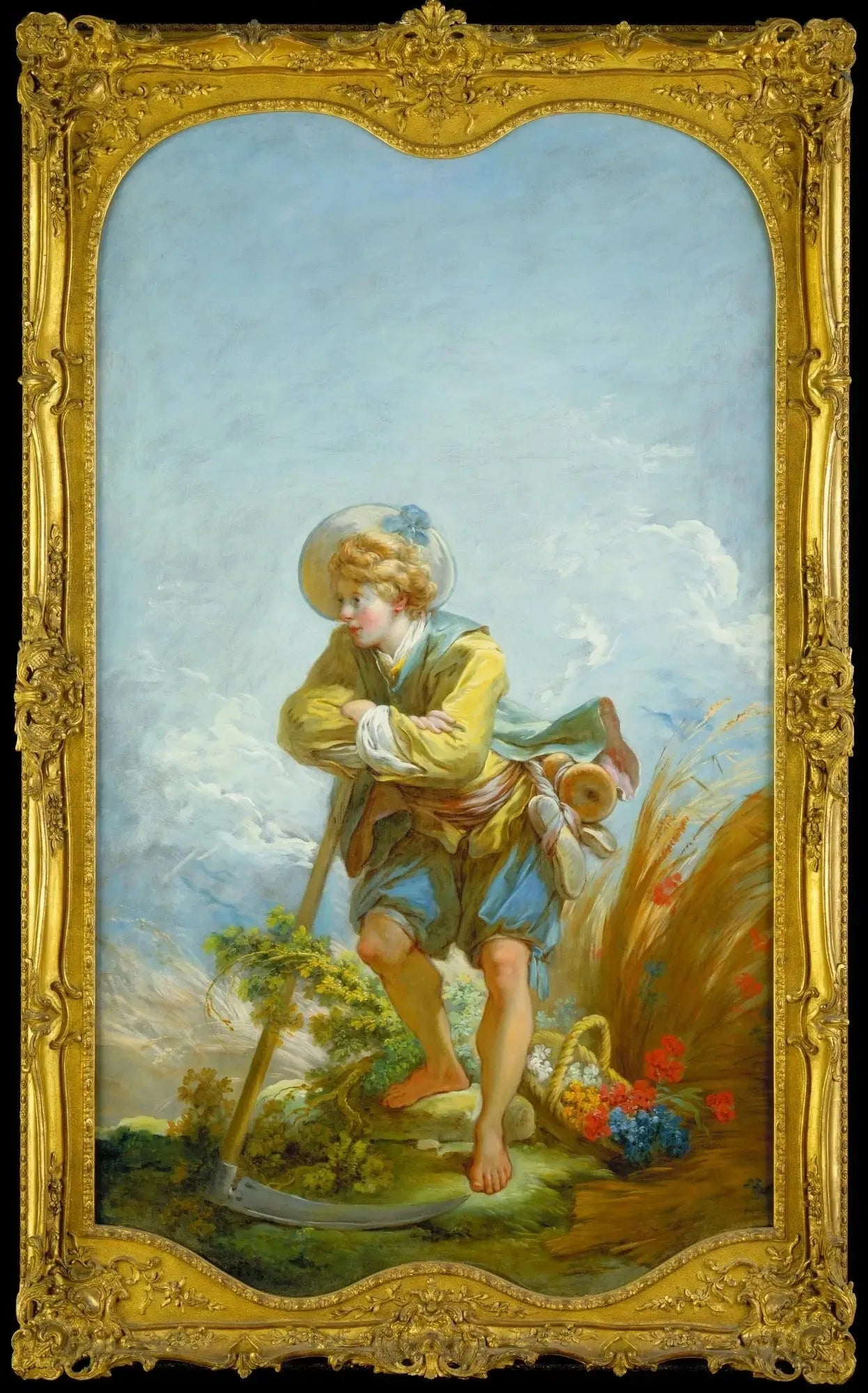 Le Faucheur - Jean-Honoré Fragonard image 1 reproduction de peinture à l’huile