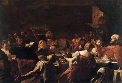 Le Festin de Balthazar - Mattia Preti - Alpha Reproduction