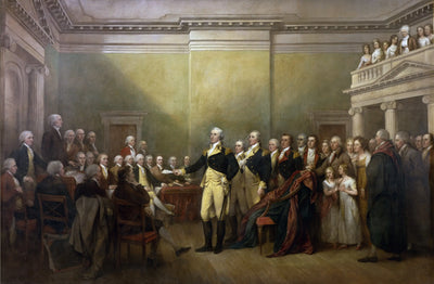 Le général George Washington démissionne de sa commission - John Trumbull - Alpha Reproduction