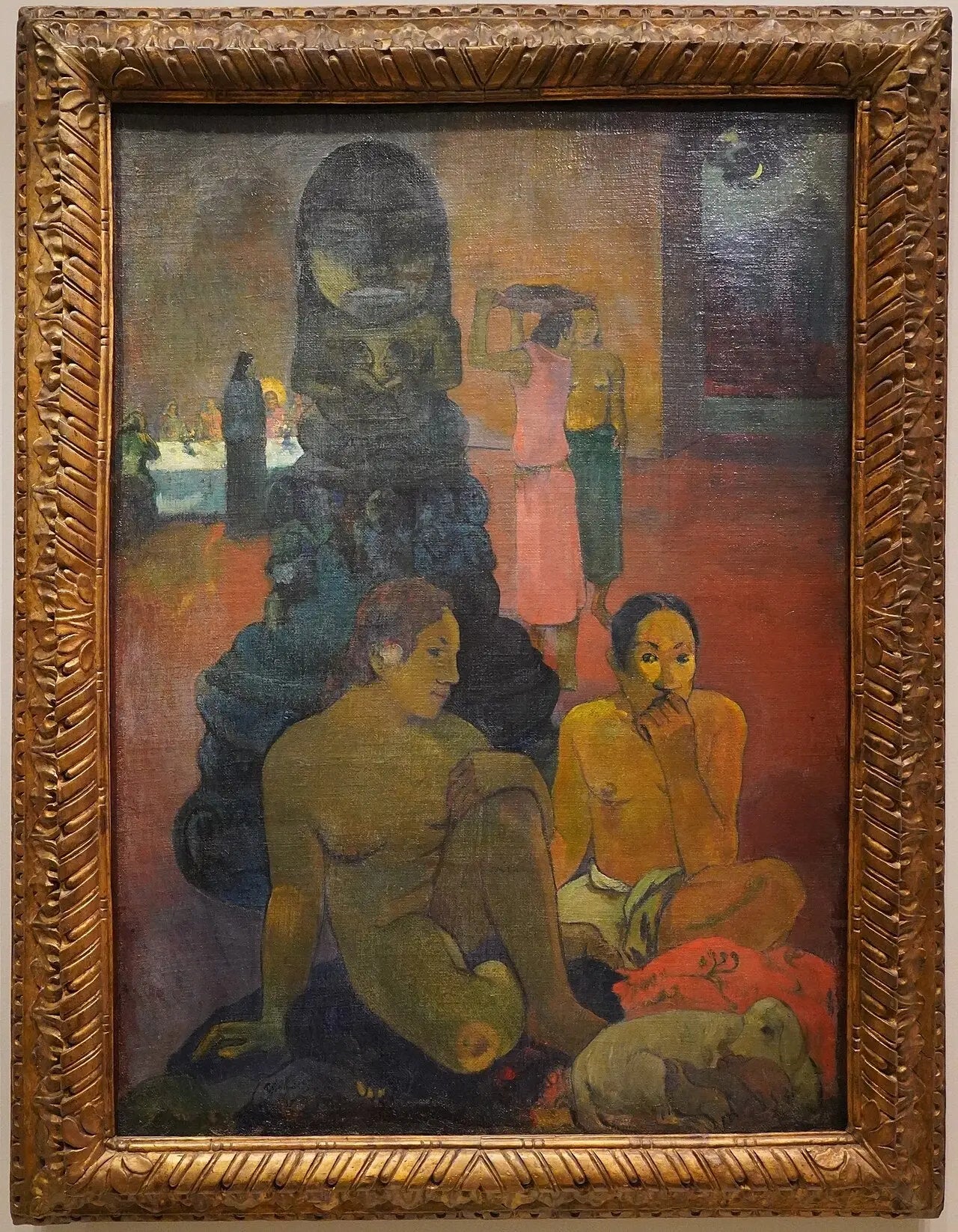 Le Grand Boudha - Paul Gauguin image 2 copie de tableau peinte à la main