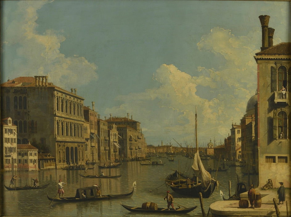 Le Grand Canal vu vers l’est depuis S. Vio - Canaletto - Alpha Reproduction