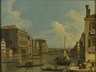 Le Grand Canal vu vers l’est depuis S. Vio - Canaletto - Alpha Reproduction