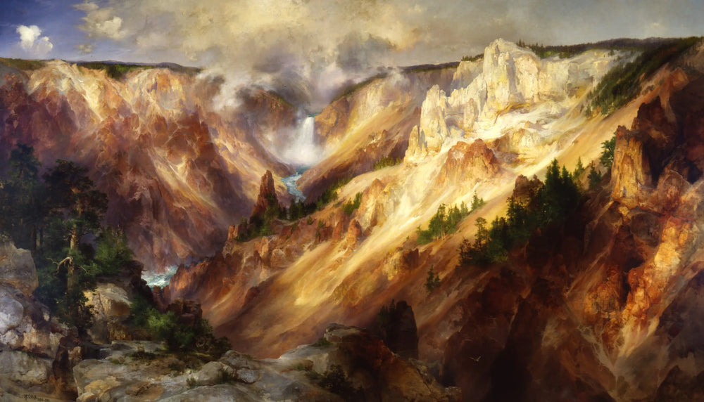Le Grand Canyon de Yellowstone - Thomas Moran - Alpha Reproduction