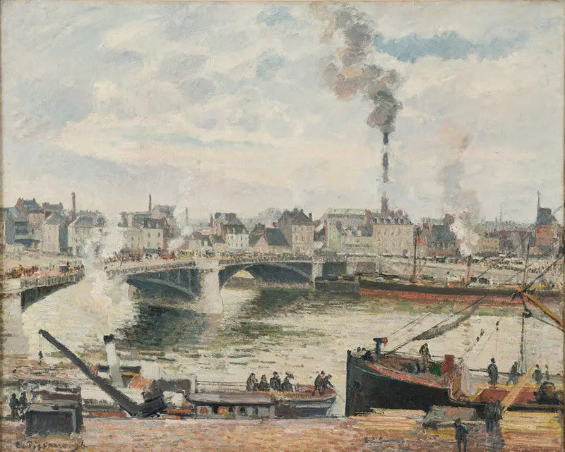 Великий мост, Руэн (Великий мост, Руэн) - Камиль Писсарро