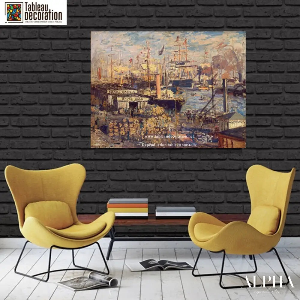 Le Grand Quai au Havre - Tableau Monet - Reproductions de tableaux et peintures haut de gamme