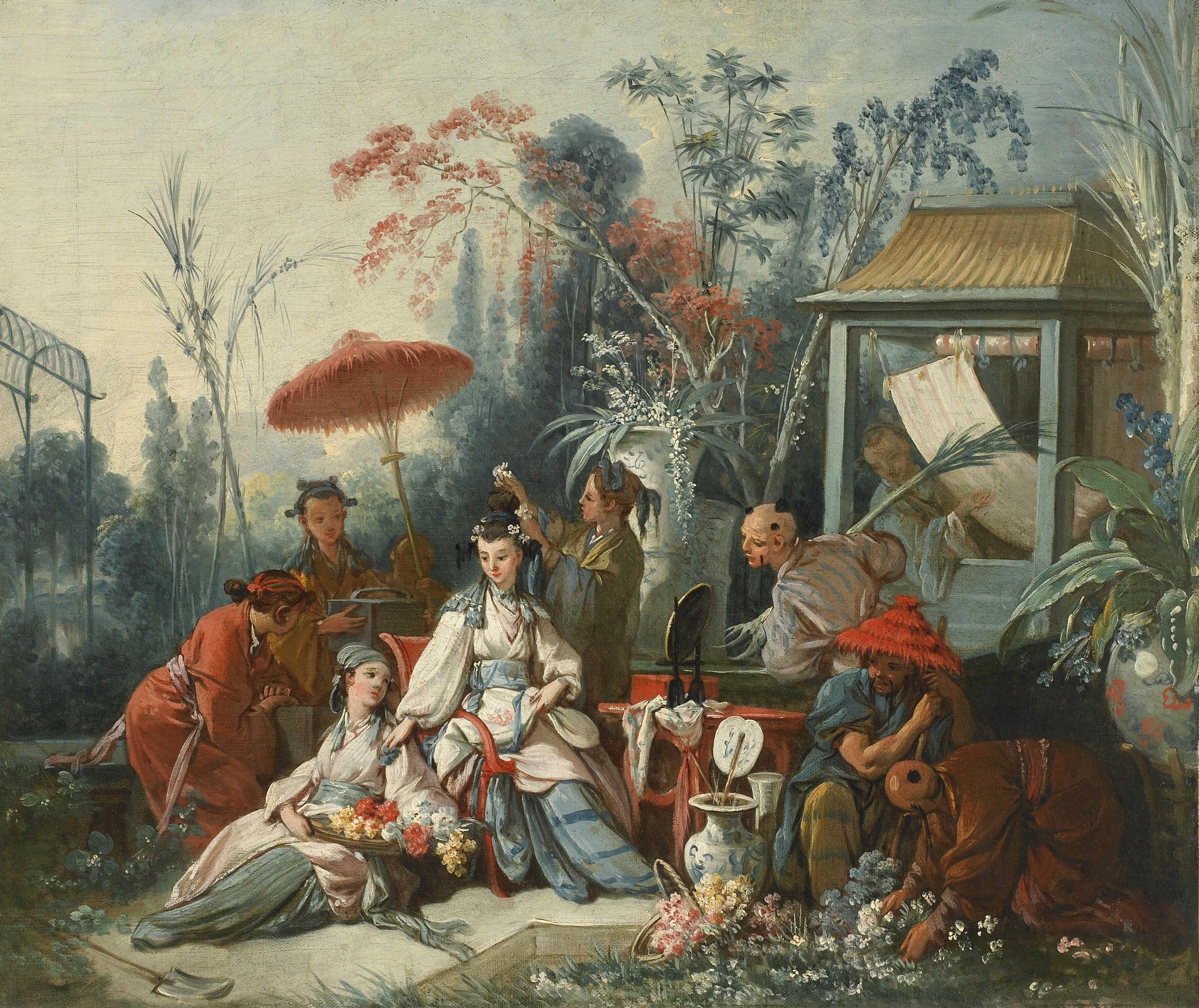 Le Jardin chinois - François Boucher - Alpha Reproduction