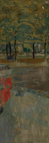 Le jardin de La Muette à Passy Paris (La Muette) - Édouard Vuillard - Alpha Reproduction