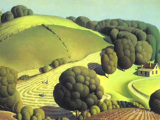 Le jeune maïs, 1931 - Grant Wood - Reproductions de tableaux et peintures haut de gamme