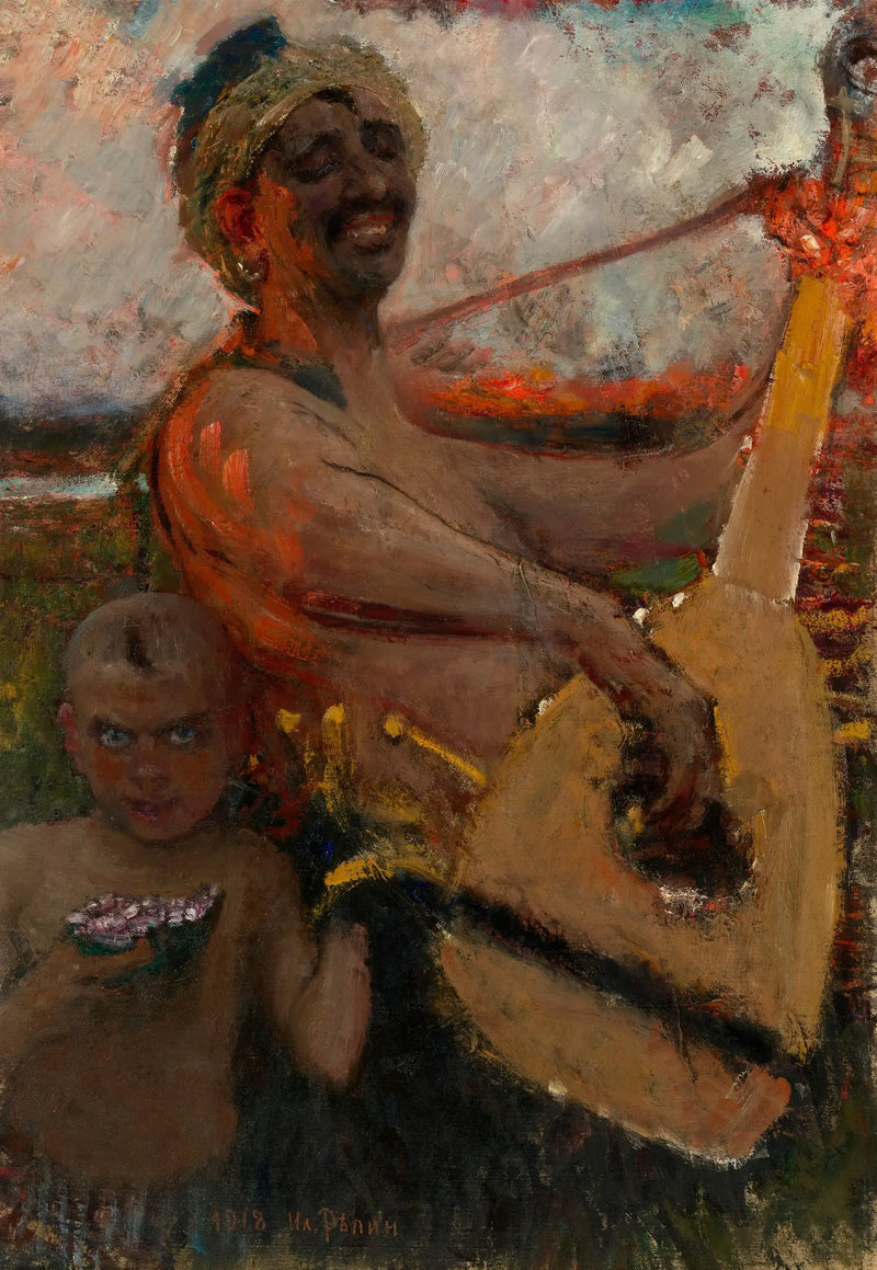 слепой игрок на бандуре - Илья Репин