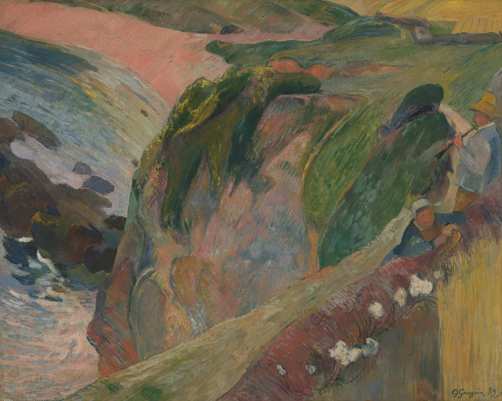 Le Joueur de flageolet sur la falaise - Paul Gauguin - Alpha Reproduction