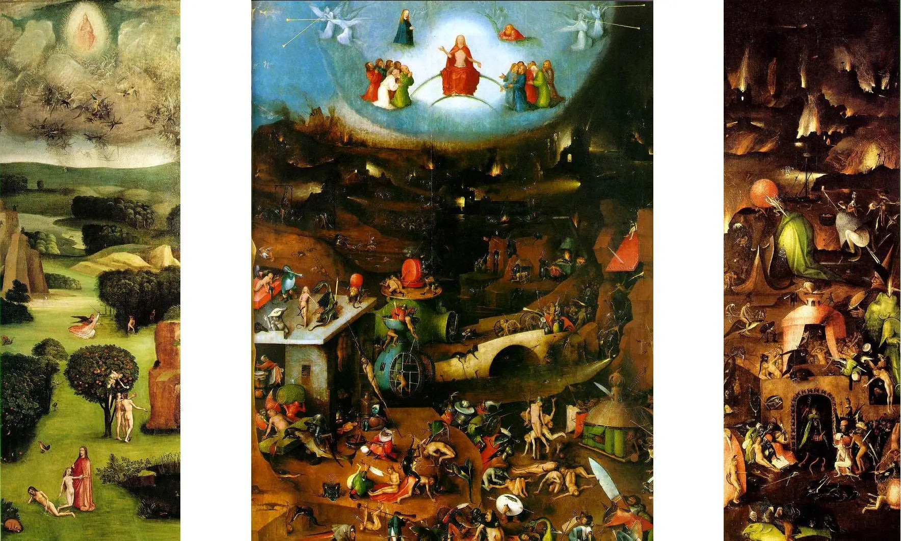 Le Jugement dernier - Hieronymus Bosch image 1 copie de tableau peinte à la main
