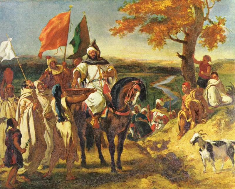 Каид, марокканский вождь - Эжен Делакруа