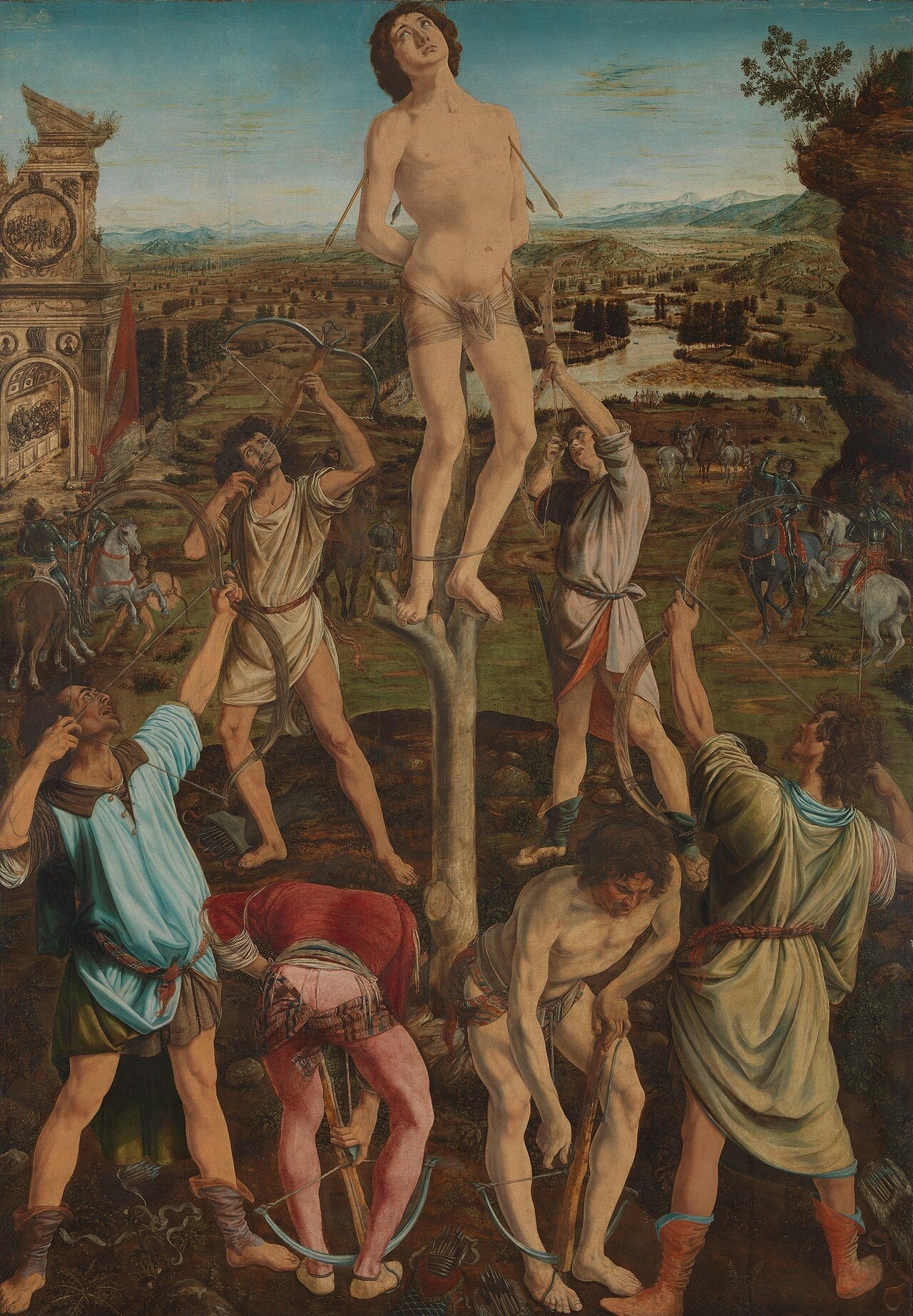 Le Martyre de saint Sébastien - Antonio Pollaiuolo - Alpha Reproduction