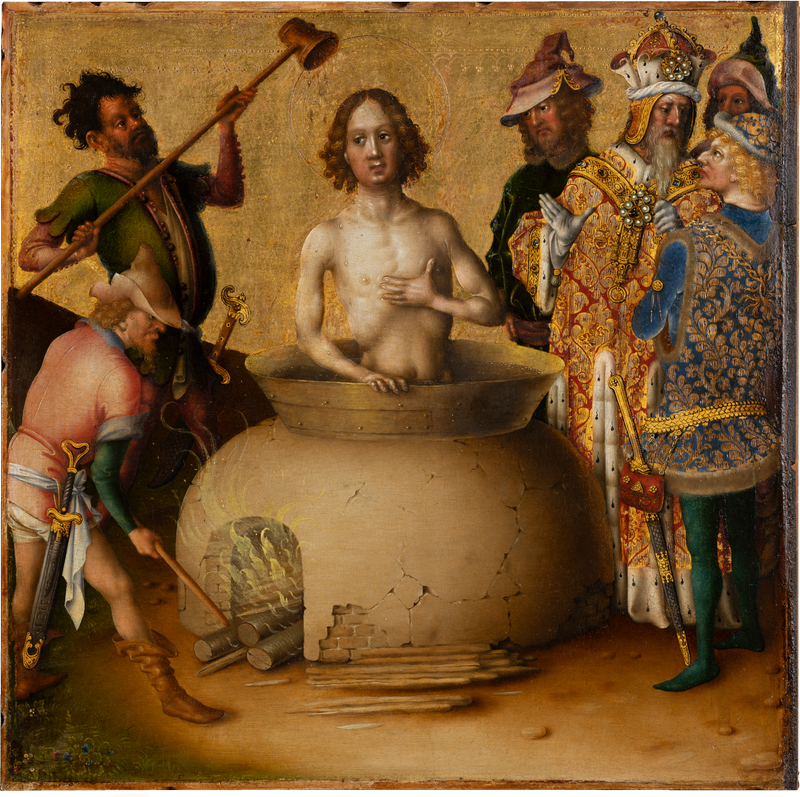 Мученичество апостолов: мученичество святого Иоанна Богослова - Штефан Лохнер