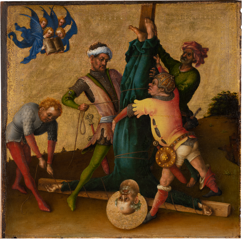 Мученичество апостолов: мученичество святого Петра - Стефан Лохнер