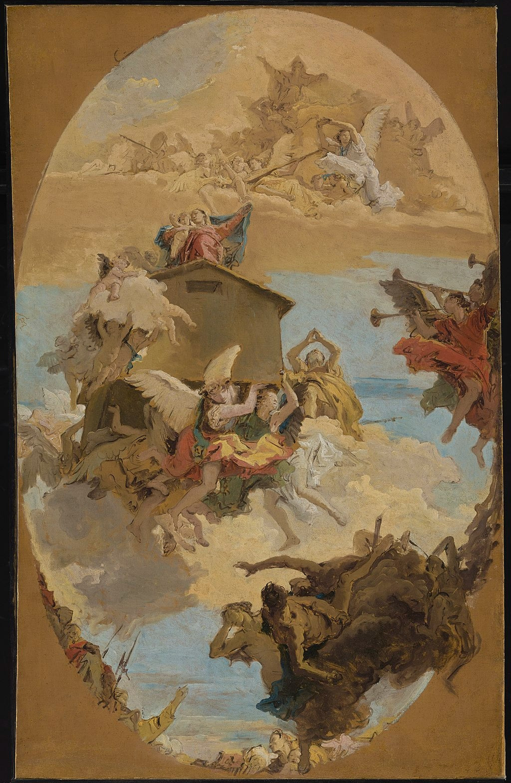 Le miracle de la Sainte Maison de Lorette - Giovanni Battista Tiepolo - Alpha Reproduction