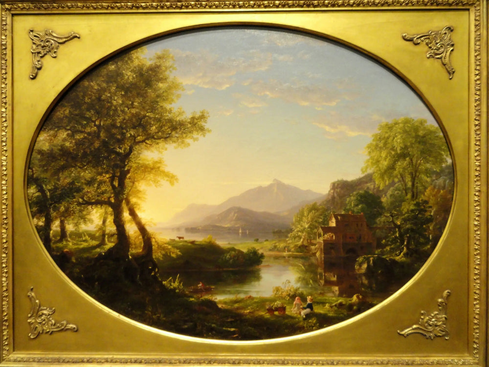 Le Moulin coucher de soleil - Thomas Cole - Alpha Reproduction