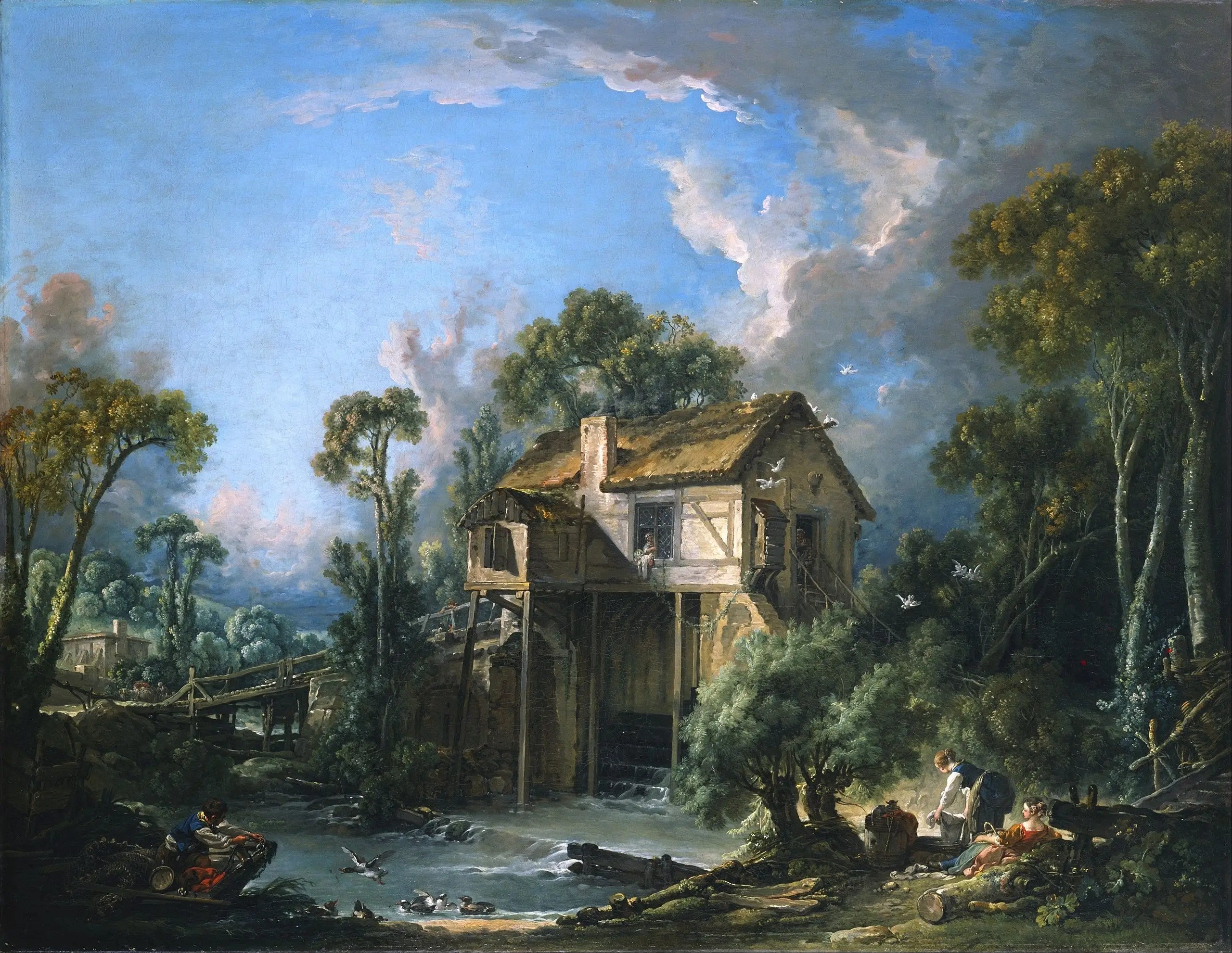 Le moulin de Charenton - François Boucher - Alpha Reproduction