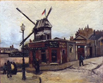 Reproduction du tableau « Le Moulin de la Galette - Vincent van Gogh » par Alpha Reproduction en peinture à l’huile