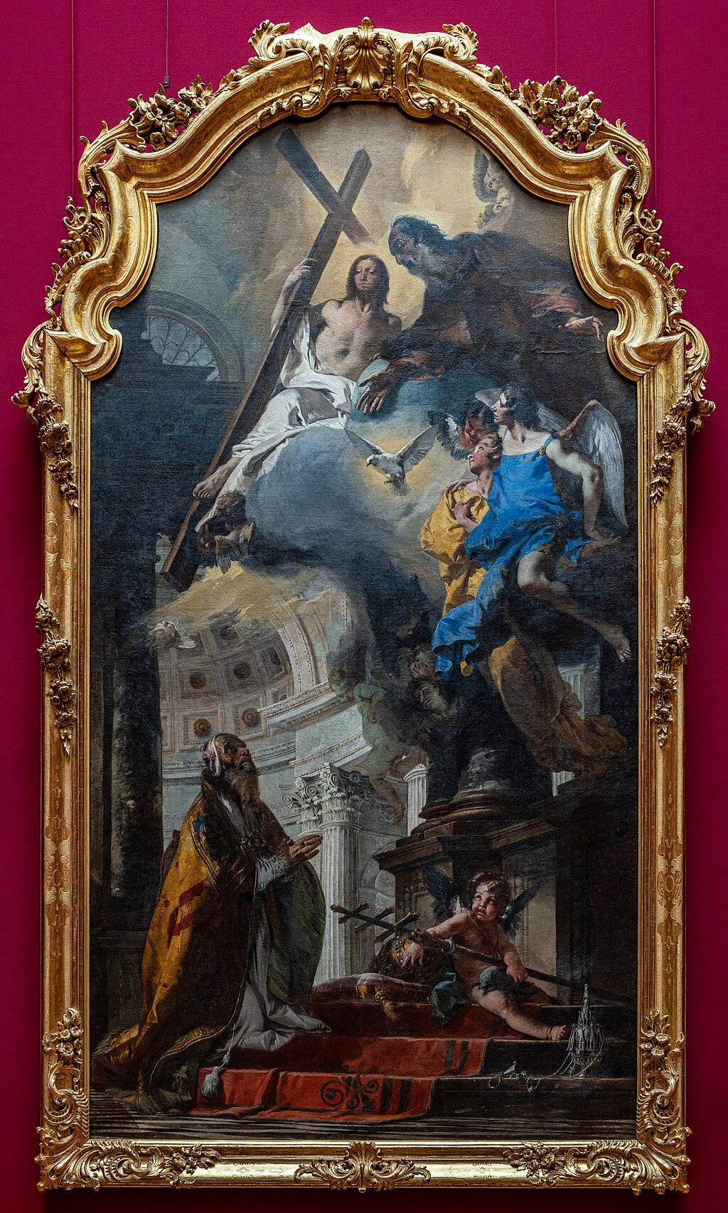 Le pape saint Clément adorant la Trinité - Giovanni Battista Tiepolo - Alpha Reproduction