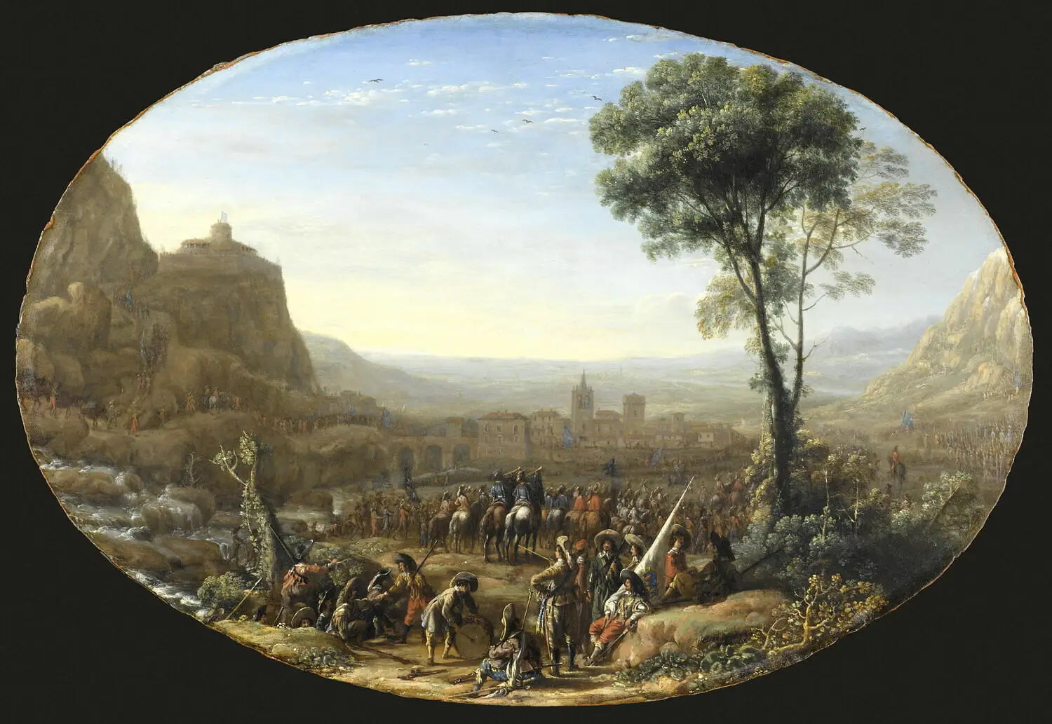 Le Pas de Suse forcé par Louis XIII - Claude Lorrain - Alpha Reproduction
